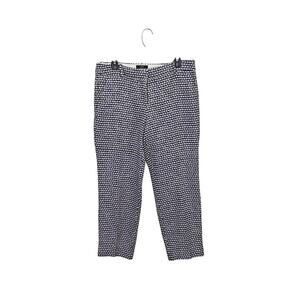 J.Crew Silk Blend Tweed Metallic Capri Pant Basketweave Size 6 Small Womens